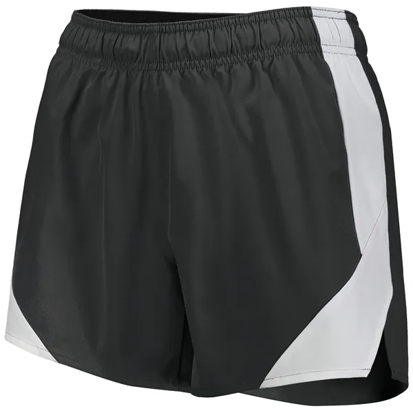 Girls Olympus Shorts with 90% polyester/10% spandex and 4-way stretch woven... from ASI 37461 Augusta Sportswear / Holloway Sportswear