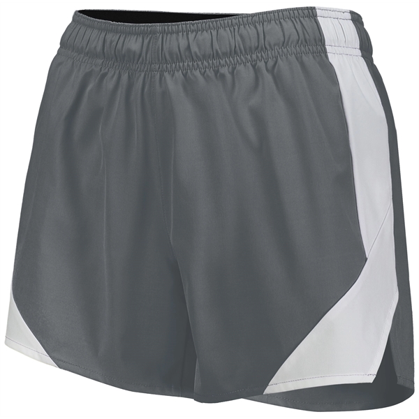 Girls Olympus Shorts with 90% polyester/10% spandex and 4-way stretch woven... from ASI 37461 Augusta Sportswear / Holloway Sportswear