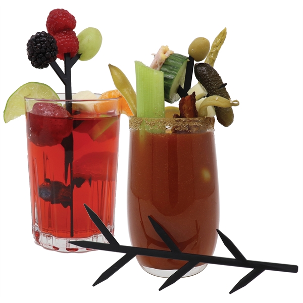 7" Beverage Tree Garnish Tool with imprint area and six alternating... from ASI 59683 Harco Enterprises LTD