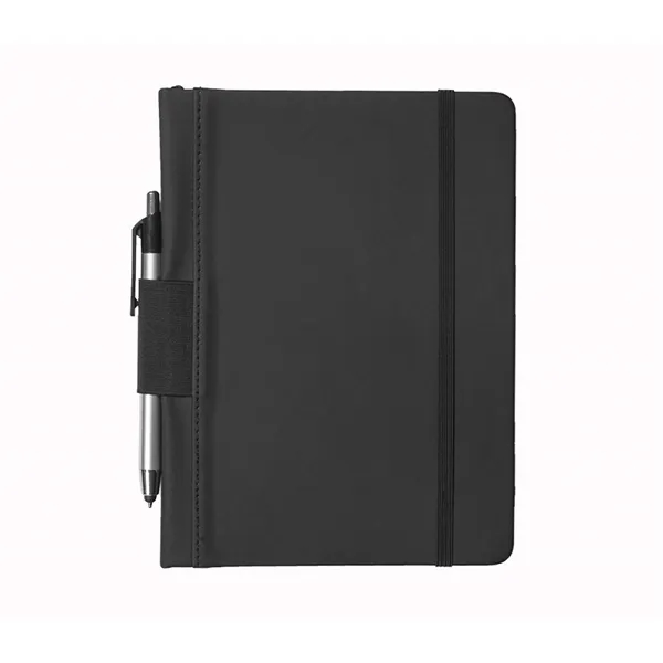 Executive Notebook with Strap and Pen Loop with 1 color silkscreen... from ASI 37218 Athena Promo (tm)