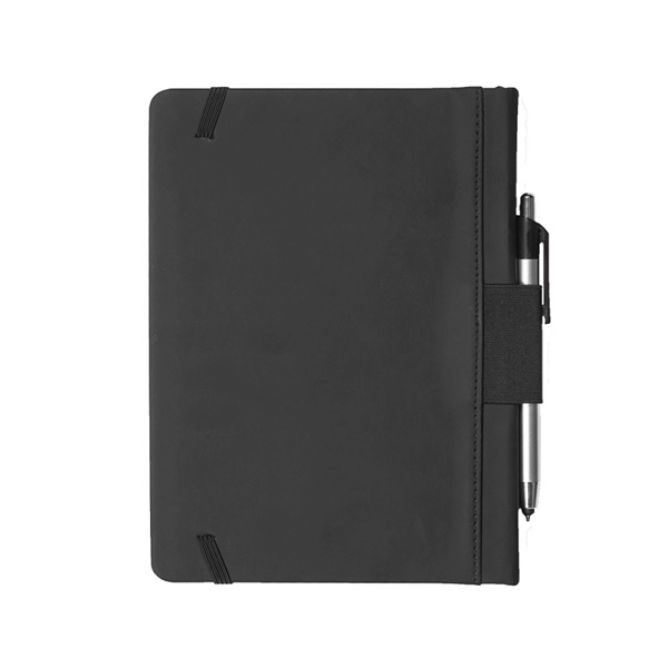 Executive Notebook with Strap and Pen Loop with 1 color silkscreen... from ASI 37218 Athena Promo (tm)