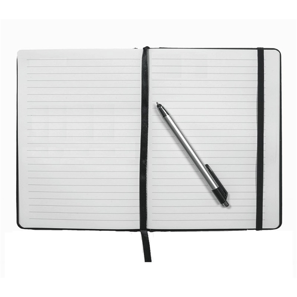 Executive Notebook with Strap and Pen Loop with 1 color silkscreen... from ASI 37218 Athena Promo (tm)
