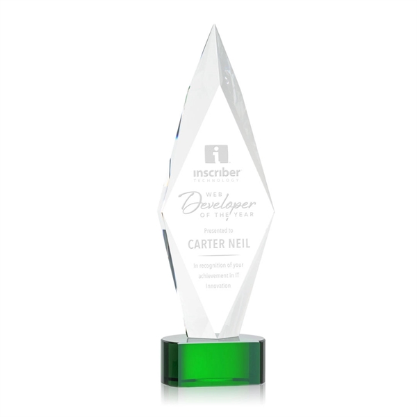 Manilow Award on Paragon Base - Green... from ASI 84592 St Regis Group / St Regis