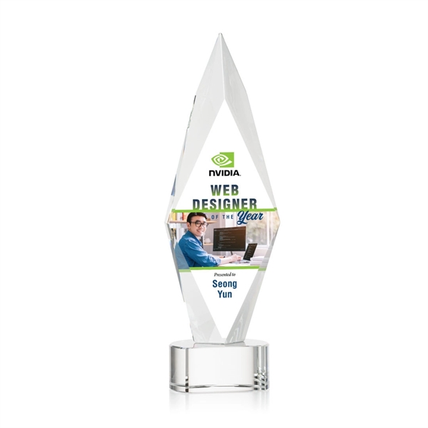 Manilow VividPrint™ Award on Paragon - Clear... from ASI 84592 St Regis Group / St Regis