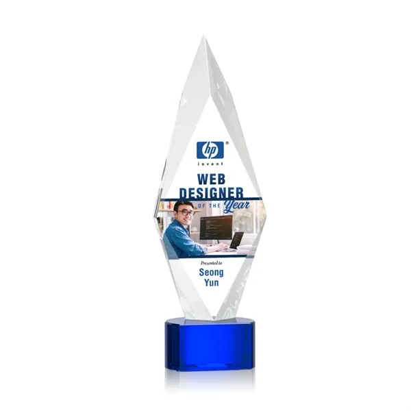 Manilow VividPrint™ Award on Paragon Base - Blue... from ASI 84592 St Regis Group / St Regis