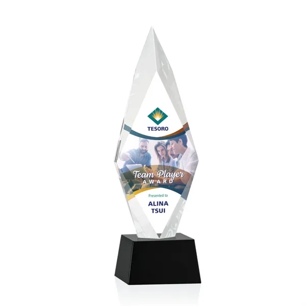 Manilow VividPrint™ Award on Robson Base - Black... from ASI 84592 St Regis Group / St Regis