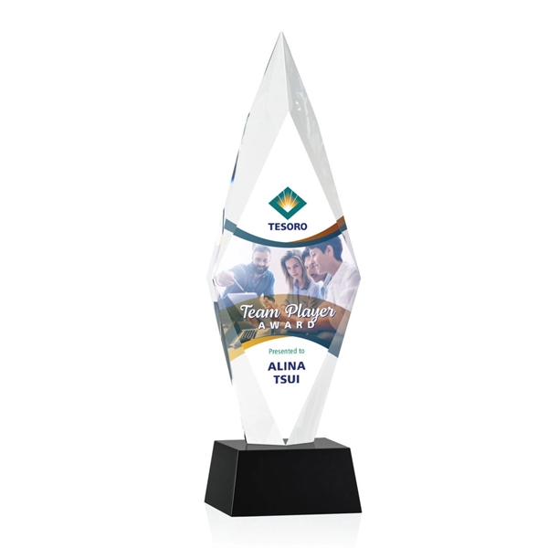 Manilow VividPrint™ Award on Robson Base - Black... from ASI 84592 St Regis Group / St Regis