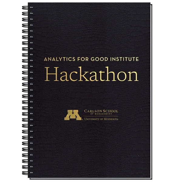 7" x 10" journal with alligator embossed cover, 50 sheets, with... from ASI 50873 Drum-Line / Drum-line Inc