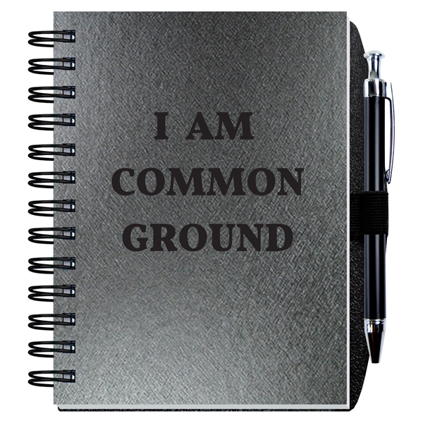 5" x 7" journal with heavyweight cover, 100 sheets, and pen.... from ASI 50873 Drum-Line / Drum-line Inc