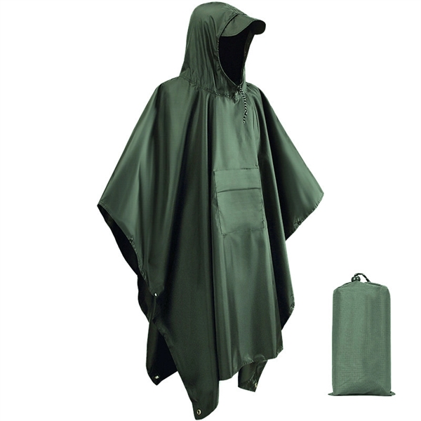 Premium Multipurposepolyurethane-coated Polyester taffeta Rain Poncho... from ASI 72657 Active Life Promo / Active Life