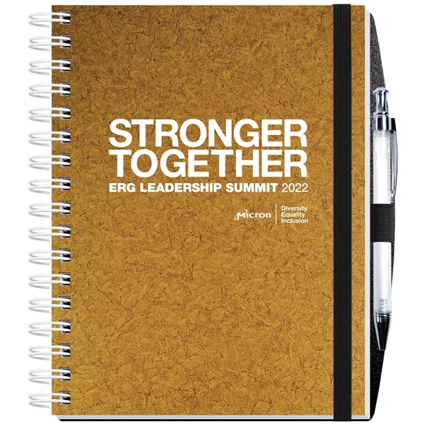 6 1/2" x 8 1/2" journal with 100 sheets and pen.... from ASI 50873 Drum-Line / Drum-line Inc