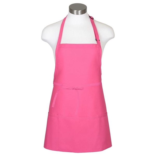 Mid-length apron measuring 28"W x 24"H, with 3 pouch pockets and... from ASI 36558 Aprons, Etc.