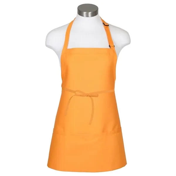 Mid-length apron measuring 28"W x 24"H, with 3 pouch pockets and... from ASI 36558 Aprons, Etc.