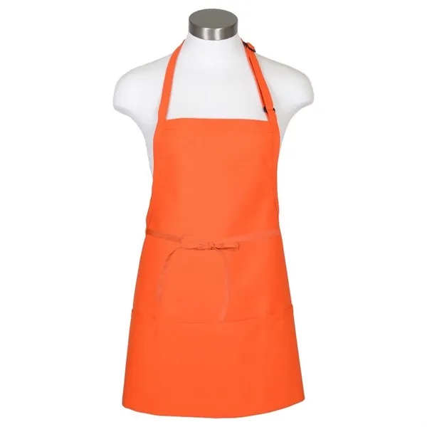 Mid-length apron measuring 28"W x 24"H, with 3 pouch pockets and... from ASI 36558 Aprons, Etc.