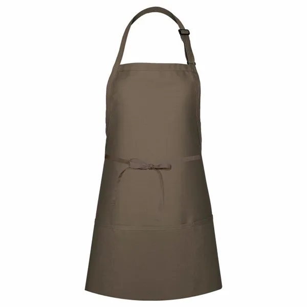 Mid-length apron measuring 28"W x 24"H, with 3 pouch pockets and... from ASI 36558 Aprons, Etc.