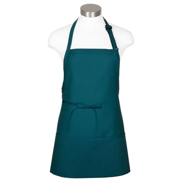 Mid-length apron measuring 28"W x 24"H, with 3 pouch pockets and... from ASI 36558 Aprons, Etc.