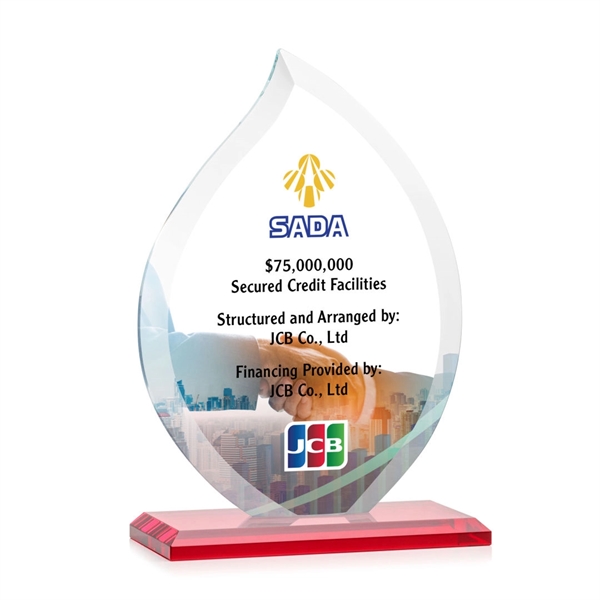 Nestor Flame VividPrint™ Award - Red... from ASI 84592 St Regis Group / St Regis