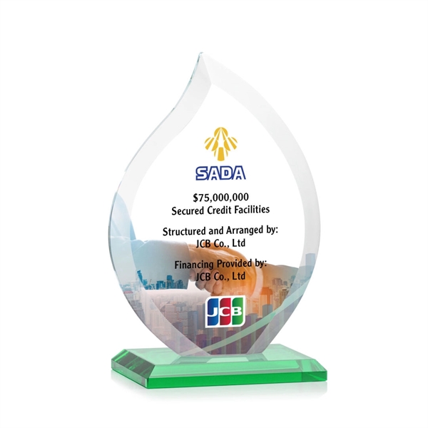 Nestor Flame VividPrint™ Award - Green... from ASI 84592 St Regis Group / St Regis