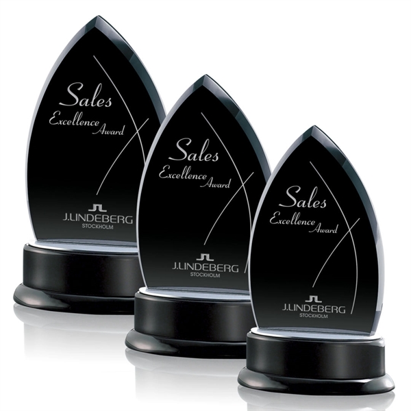 Amazing black peak award on a Black Wooden Base with Aluminum... from ASI 84592 St Regis Group / St Regis