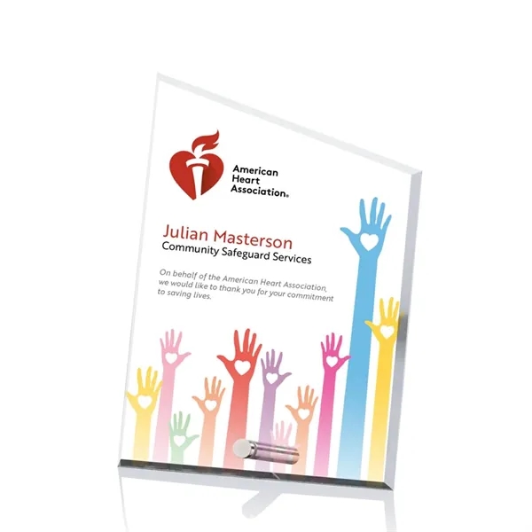 Peak shape award with chrome pin.... from ASI 84592 St Regis Group / St Regis