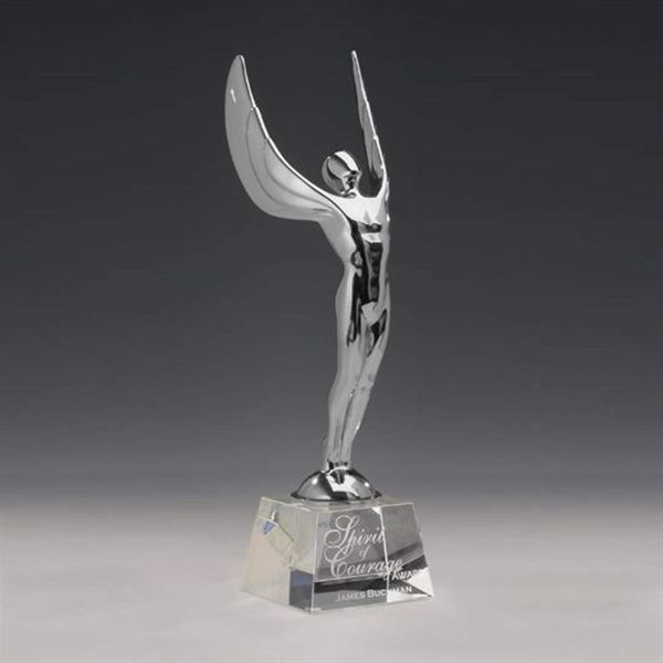 Award with Optical crystal base, 16.25".... from ASI 84592 St Regis Group / R S Owens & Co Inc