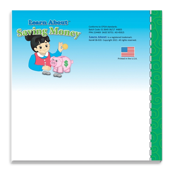 Learn About Series of Storybooks - Saving Money... from ASI 45815 Coloring Book Solutions / Coloring Book Solutions™