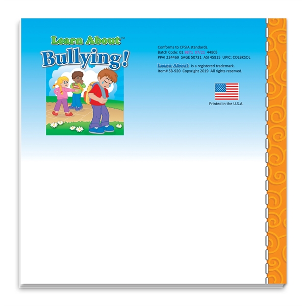Learn About Series of Storybooks - Bullying.... from ASI 45815 Coloring Book Solutions / Coloring Book Solutions™