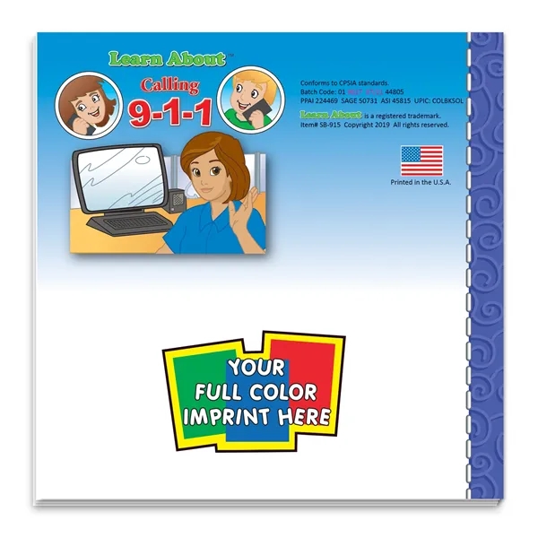 Learn About Series of Storybooks - Calling 9-1-1.... from ASI 45815 Coloring Book Solutions / Coloring Book Solutions™