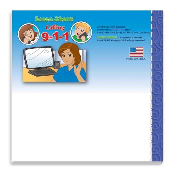 Learn About Series of Storybooks - Calling 9-1-1.... from ASI 45815 Coloring Book Solutions / Coloring Book Solutions™