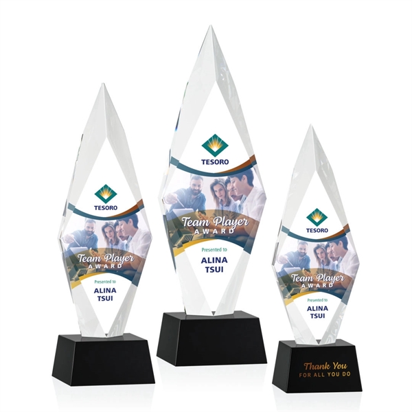Manilow VividPrint™ Award on Robson Base - Black... from ASI 84592 St Regis Group / St Regis