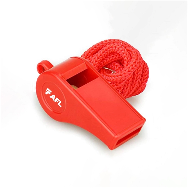 Emergency whistle with lanyard.... from ASI 63698 Justin Case®