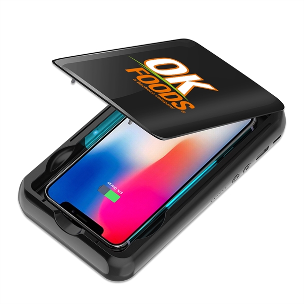 Qi wireless charging, UV sterilizing, and USB charging, this 10,000mAh power... from ASI 90154 Sunjoy Group Inc