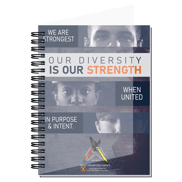 Gallery journals, 30 pt. translucent poly cover with printed insert sheet,... from ASI 50873 Drum-Line / Drum-line Inc