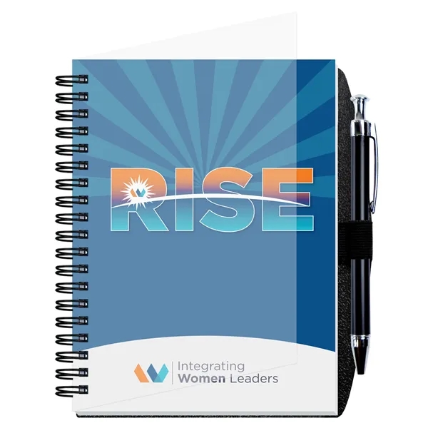 Gallery journals, 30 pt. translucent poly cover with printed insert sheet,... from ASI 50873 Drum-Line / Drum-line Inc