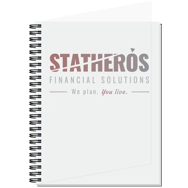 Gallery journals, 30 pt. translucent poly cover with printed insert sheet,... from ASI 50873 Drum-Line / Drum-line Inc