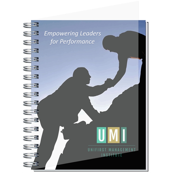 Gallery journals, 30 pt. translucent poly cover with printed insert sheet,... from ASI 50873 Drum-Line / Drum-line Inc