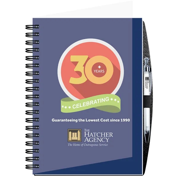 Gallery journals, 30 pt. translucent poly cover with printed insert sheet,... from ASI 50873 Drum-Line / Drum-line Inc