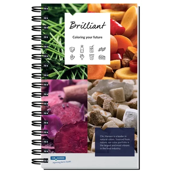 5 1/4" x 8 1/4" gloss, full color journal with heavyweight... from ASI 50873 Drum-Line / Drum-line Inc