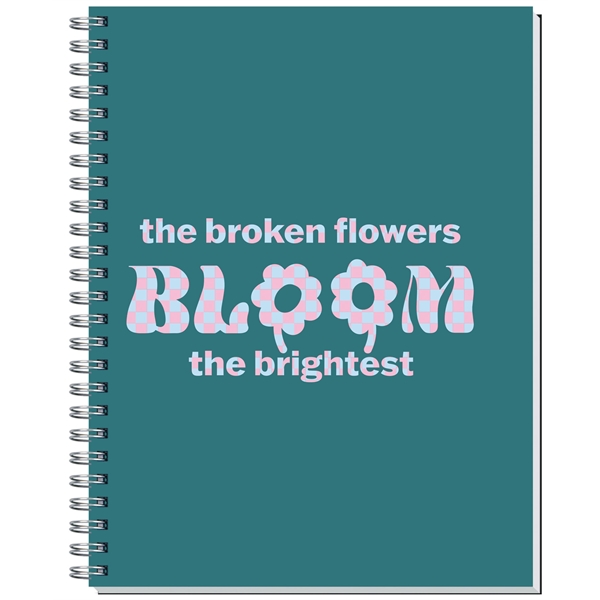 6 1/2" x 8 1/2" gloss, full color journal with heavyweight... from ASI 50873 Drum-Line / Drum-line Inc