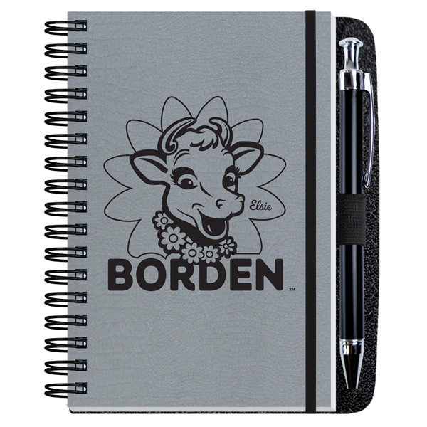 4" x 6" journal with alligator embossed cover, 50 sheets, with... from ASI 50873 Drum-Line / Drum-line Inc