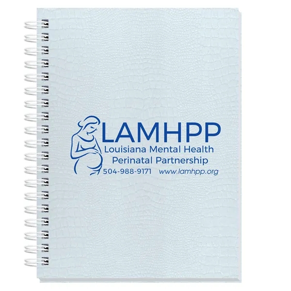 5" x 7" journal with alligator embossed cover and 50 sheets,... from ASI 50873 Drum-Line / Drum-line Inc