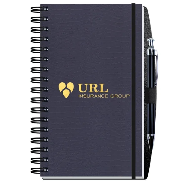 5.5" x 8.5" journal with alligator embossed cover and 100 sheets... from ASI 50873 Drum-Line / Drum-line Inc