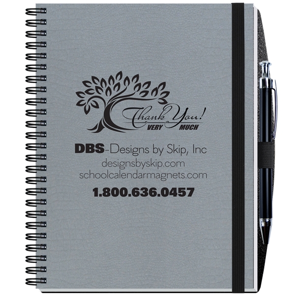 6.5" x 8.5" journal with alligator embossed cover, 50 sheets, with... from ASI 50873 Drum-Line / Drum-line Inc