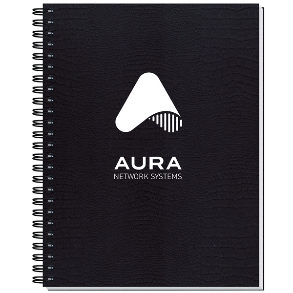 6.5" x 8.5" journal with alligator embossed cover, 50 sheets, with... from ASI 50873 Drum-Line / Drum-line Inc