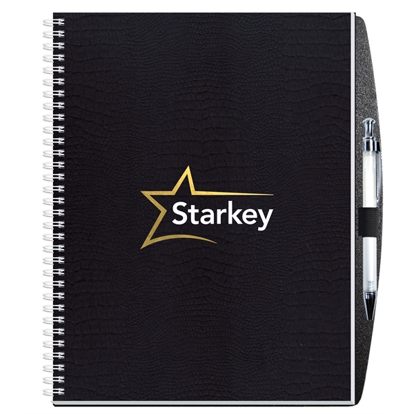 8.5" x 11" journal with alligator embossed cover and 50 sheets... from ASI 50873 Drum-Line / Drum-line Inc