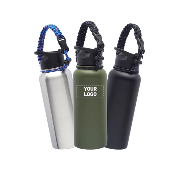 Double-walled, vacuum insulated stainless steel water bottle with 34 oz. capacity... from ASI 37218 Athena Promo (tm)