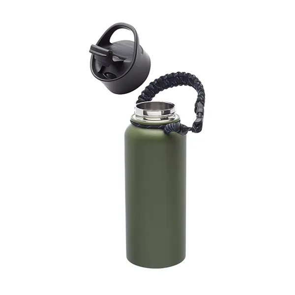 Double-walled, vacuum insulated stainless steel water bottle with 34 oz. capacity... from ASI 37218 Athena Promo (tm)