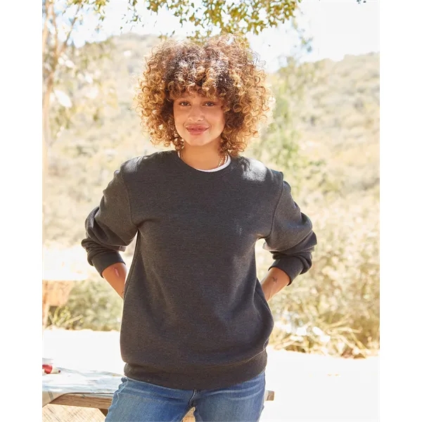 Unisex pullover crewneck sweatshirt made of an eco-blend of fabrics.... from ASI 34063 alphabroder