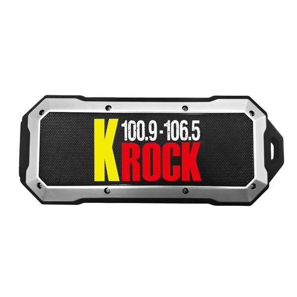 McClurg Outdoor Waterproof Bluetooth Speaker with large flat metal grill for... from ASI 90154 Sunjoy Group Inc