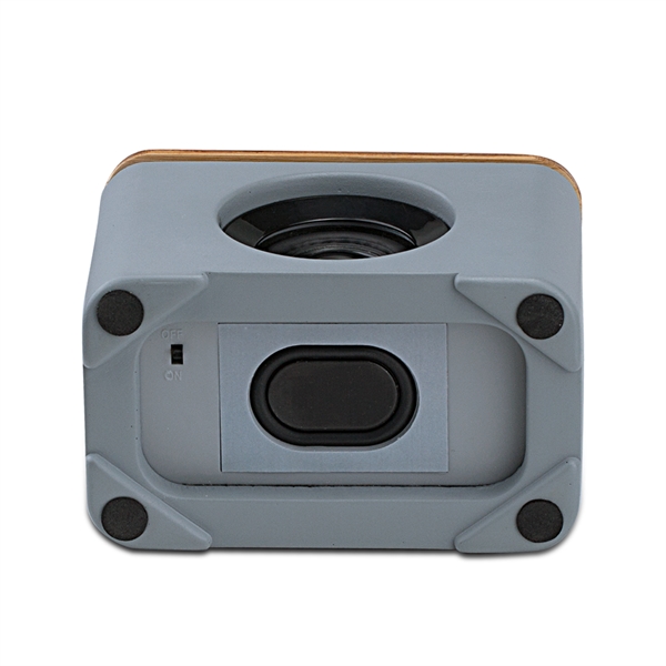 Eco Friendly 2-in-1 Bamboo Wireless Charger and Cement Speaker... from ASI 90154 Sunjoy Group Inc